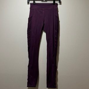 Lululemon Mesh Side and Pocket Full Length Legging